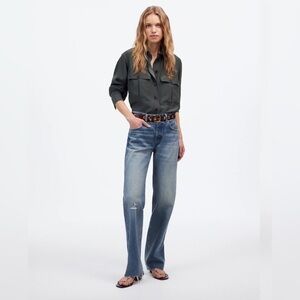 Madewell The Dean Easy Straight Leg Jeans
